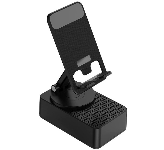 Phone Stand with Bluetooth Speaker – Rechargeable, Hands-Free Audio