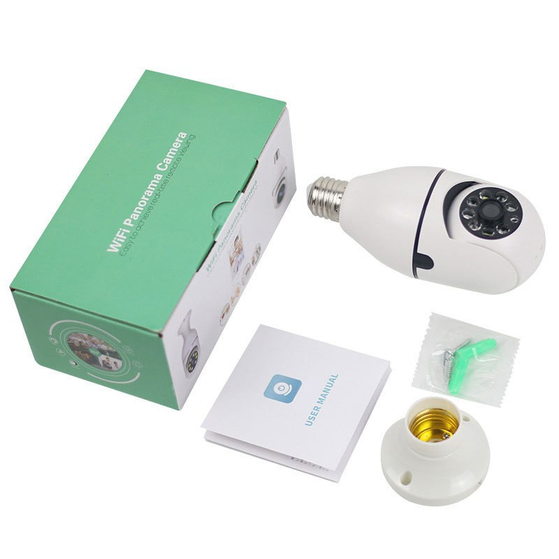 Smart WiFi Camera Bulb (360° Security Camera)