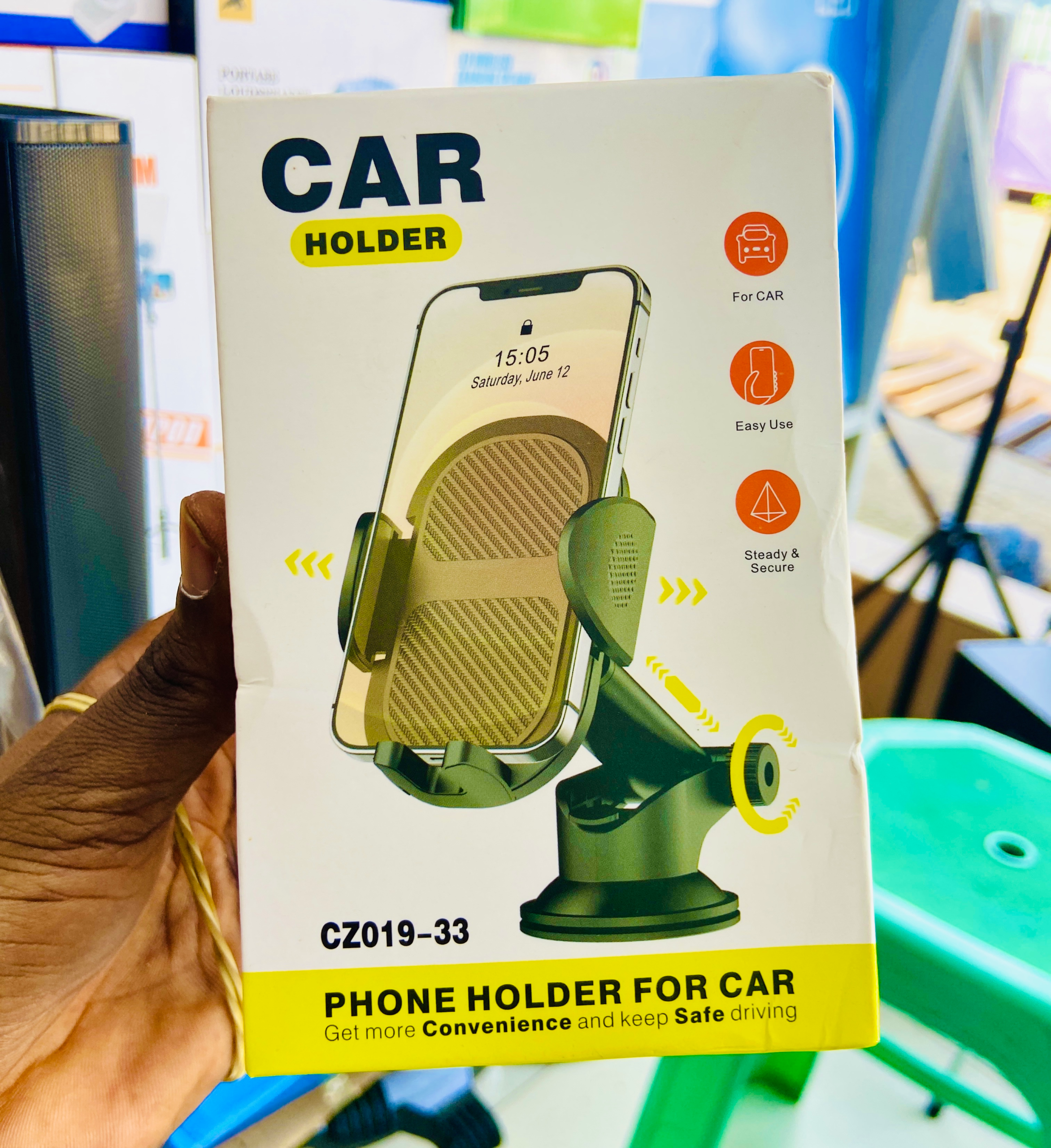 Car Phone Holder – Universal Dashboard & Air Vent Mount