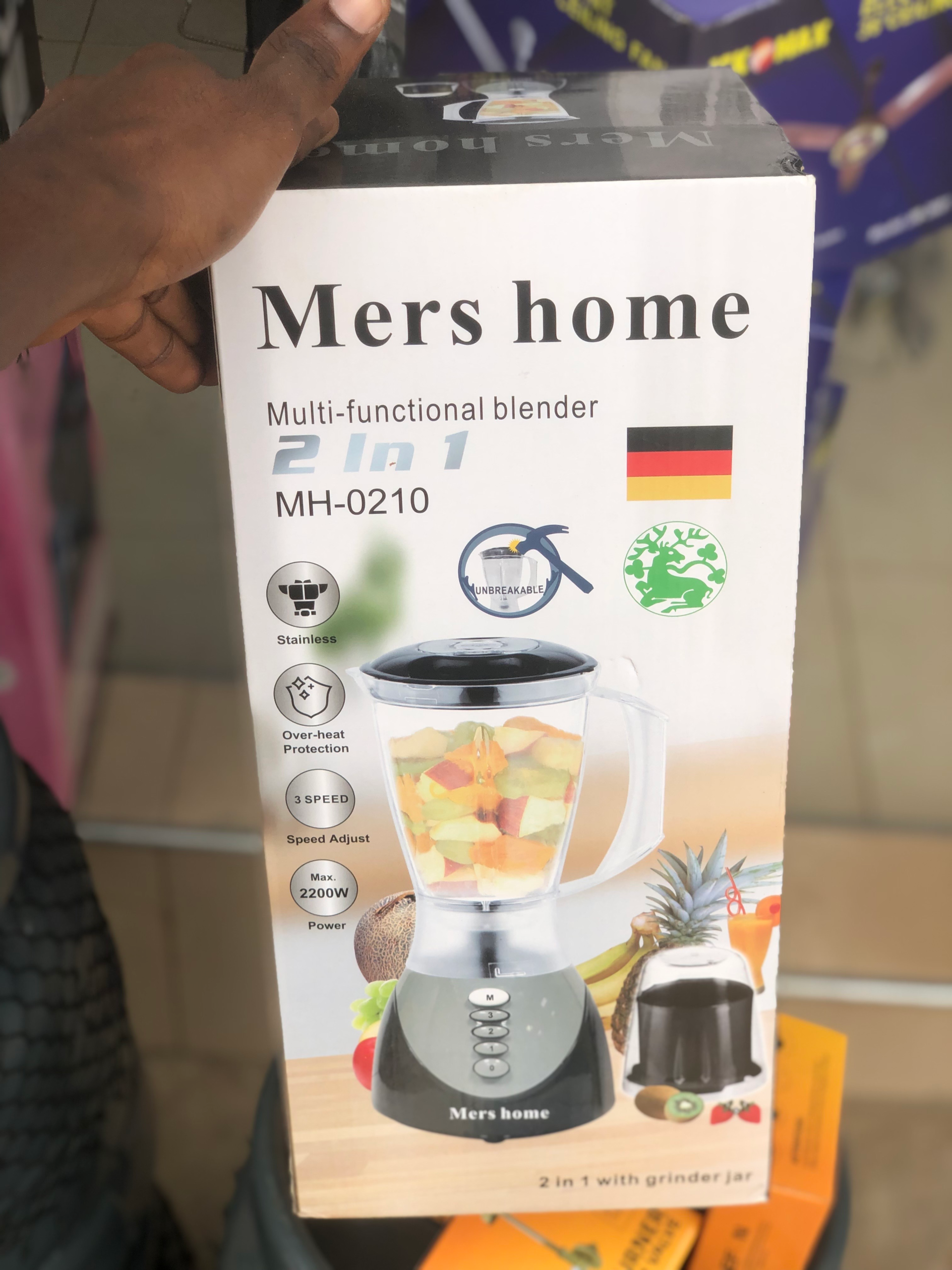 Mers Home Blender – High-Performance Multi-Purpose Kitchen Blender